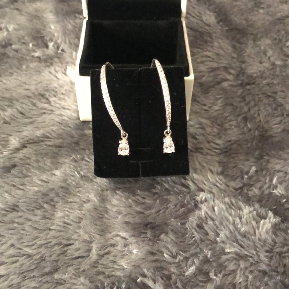CZ earrings - Picture 2 of 3
